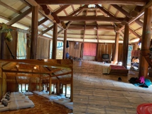 Traditional village house in remote Vietnam